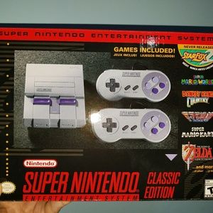 Sold***BRAND NEW SUPER NINTENDO CLASSIC EDITION